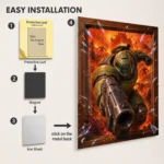 Doom Metal Poster Wall Decor - A - Image 2
