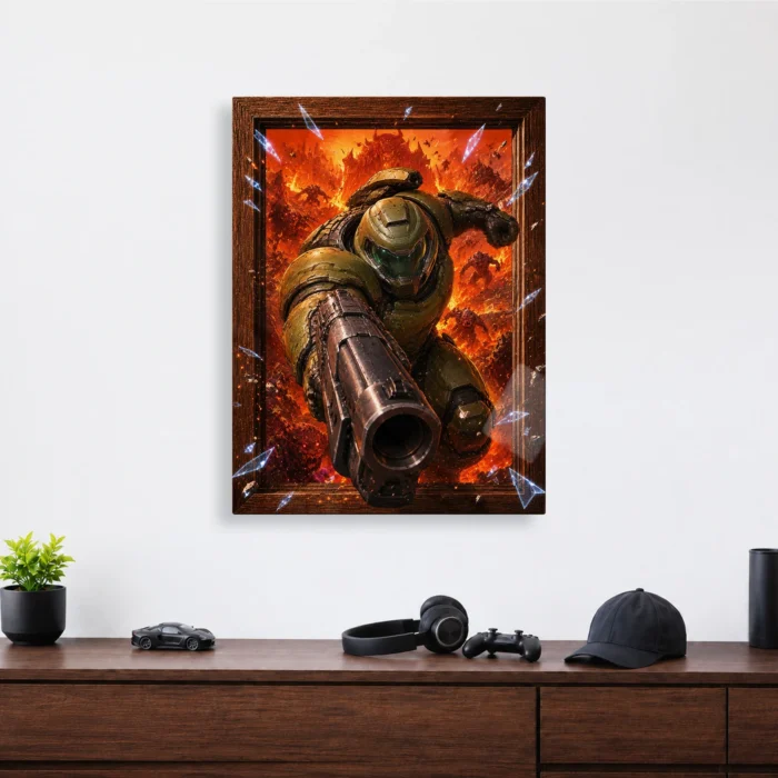 Doom Metal Poster Wall Decor - A - Image 3