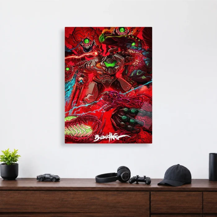 Doom Metal Poster Wall Decor - B - Image 3