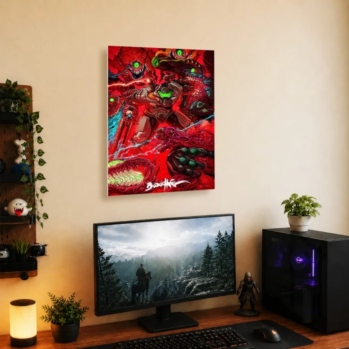 Doom Metal Poster Wall Decor - B - Image 4