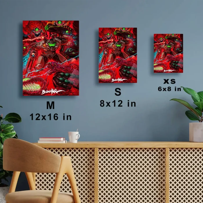 Doom Metal Poster Wall Decor - B - Image 6
