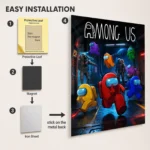 AU Metal Poster Wall Decor - F - Image 2