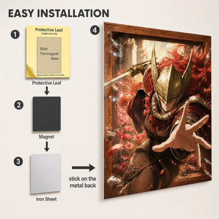 ER Malenia Metal Poster Wall Decor - Image 2