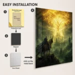 ER Metal Poster Wall Decor - A - Image 2