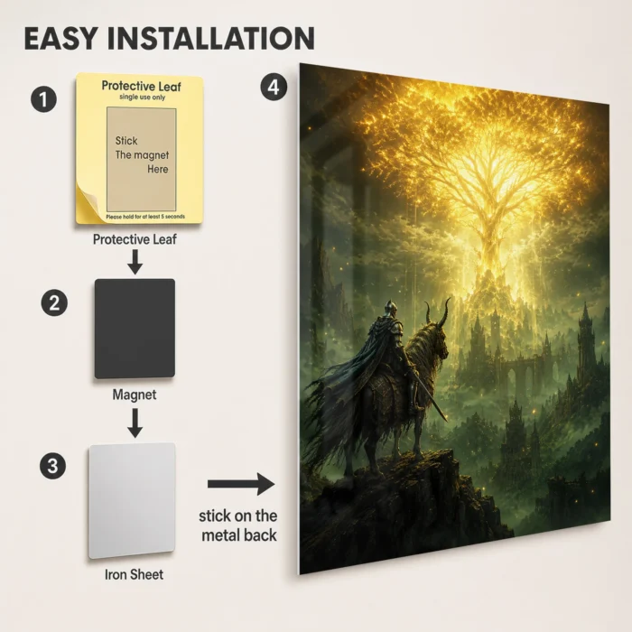 ER Metal Poster Wall Decor - A - Image 2