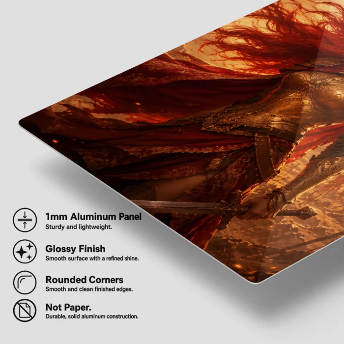ER Malenia Metal Poster Wall Decor - A - Image 6