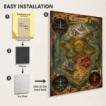 ER Metal Poster Wall Decor - B - Image 2