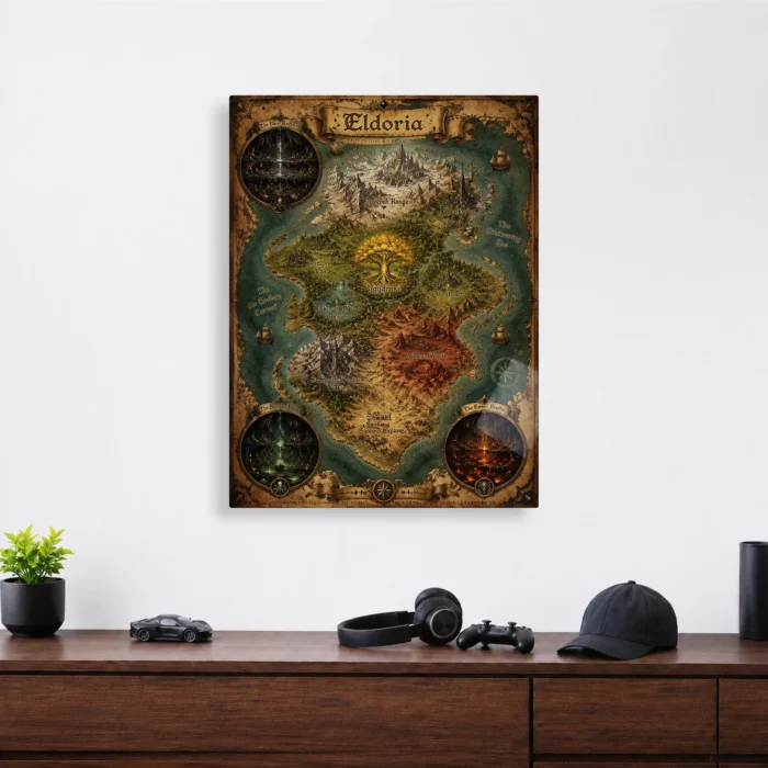 ER Metal Poster Wall Decor - B - Image 4