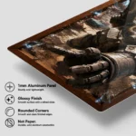 Wasteland Power Armor Metal Poster Wall Decor - Image 5