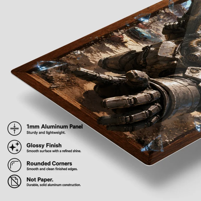 Wasteland Power Armor Metal Poster Wall Decor - Image 5