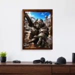 Wasteland Power Armor Metal Poster Wall Decor - Image 3
