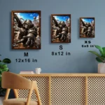Wasteland Power Armor Metal Poster Wall Decor - Image 6