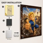 Wasteland Vault Boy Metal Poster Wall Decor - Image 2