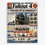 Wasteland 4 Metal Poster Wall Decor