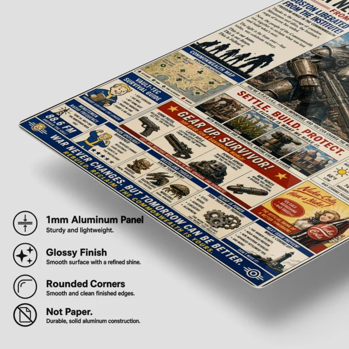 Wasteland 4 Metal Poster Wall Decor - Image 5