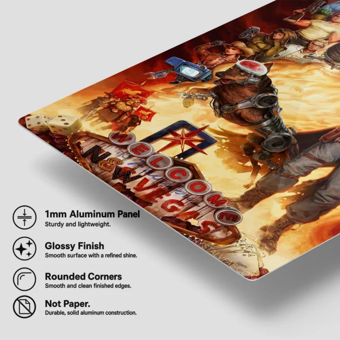 Wasteland New Vegas Metal Poster Wall Decor - Image 5