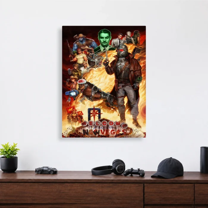 Wasteland New Vegas Metal Poster Wall Decor - Image 3