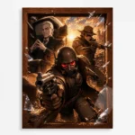 Wasteland New Vegas NCR Ranger Metal Poster Wall Decor