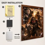 Wasteland New Vegas NCR Ranger Metal Poster Wall Decor - Image 2