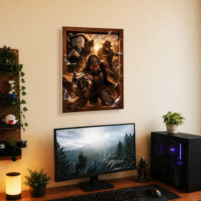 Wasteland New Vegas NCR Ranger Metal Poster Wall Decor - Image 4