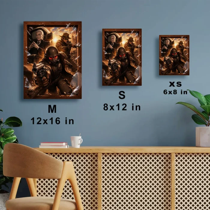 Wasteland New Vegas NCR Ranger Metal Poster Wall Decor - Image 6