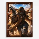 Wasteland New Vegas NCR Ranger Metal Poster Wall Decor - A