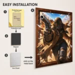 Wasteland New Vegas NCR Ranger Metal Poster Wall Decor - A - Image 2
