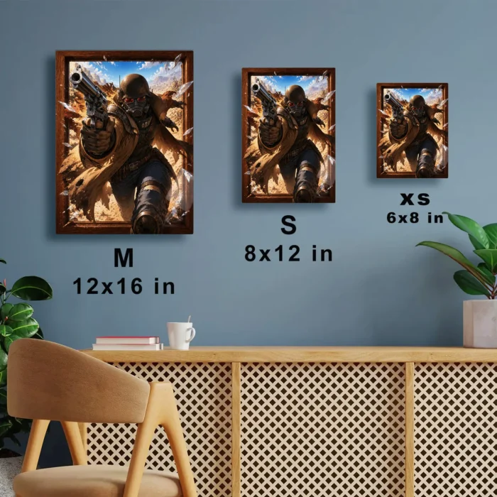 Wasteland New Vegas NCR Ranger Metal Poster Wall Decor - A - Image 6