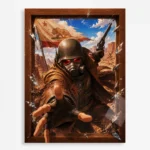 Wasteland New Vegas NCR Ranger Metal Poster Wall Decor - B