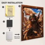 Wasteland New Vegas NCR Ranger Metal Poster Wall Decor - B - Image 2