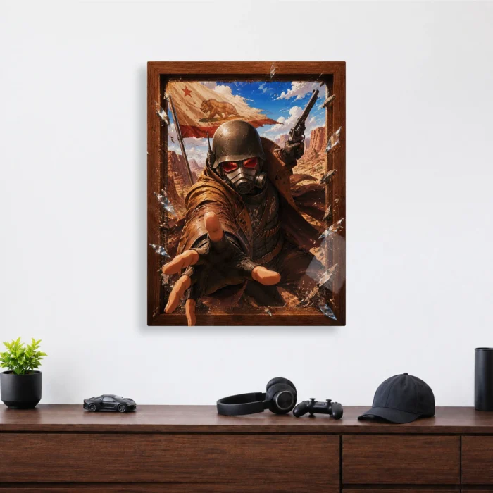 Wasteland New Vegas NCR Ranger Metal Poster Wall Decor - B - Image 3