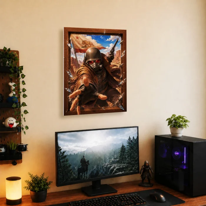 Wasteland New Vegas NCR Ranger Metal Poster Wall Decor - B - Image 4