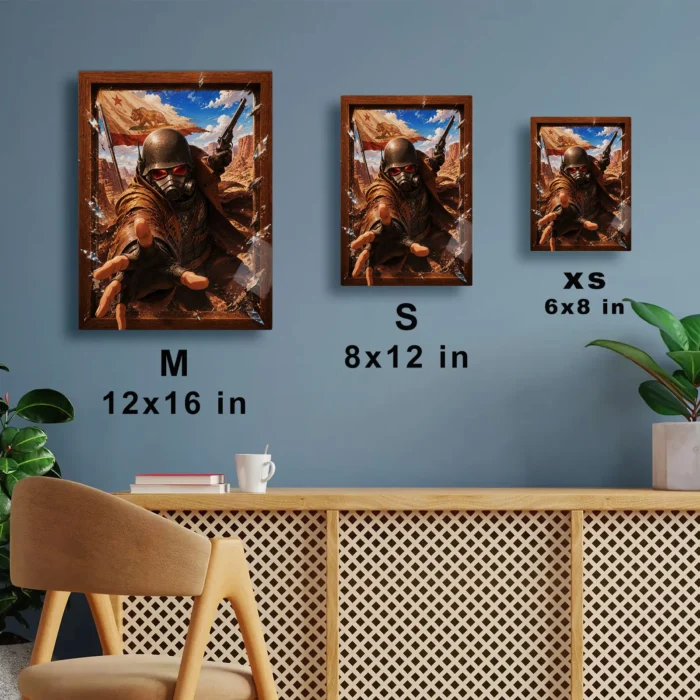 Wasteland New Vegas NCR Ranger Metal Poster Wall Decor - B - Image 6