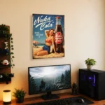 Wasteland Nuka-Cola Girl Metal Poster Wall Decor - Image 4