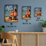 Wasteland Nuka-Cola Girl Metal Poster Wall Decor - Image 6