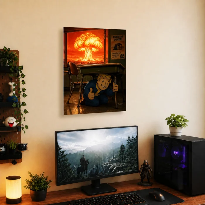 Wasteland Vault Boy Metal Poster Wall Decor - A - Image 4