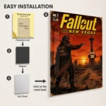 Wasteland New Vegas Metal Poster Wall Decor - B - Image 2