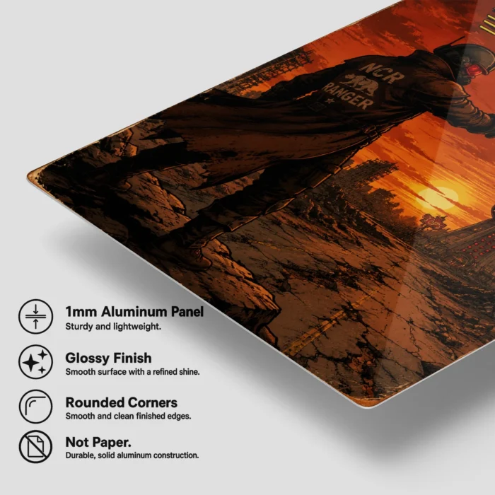 Wasteland New Vegas Metal Poster Wall Decor - B - Image 5