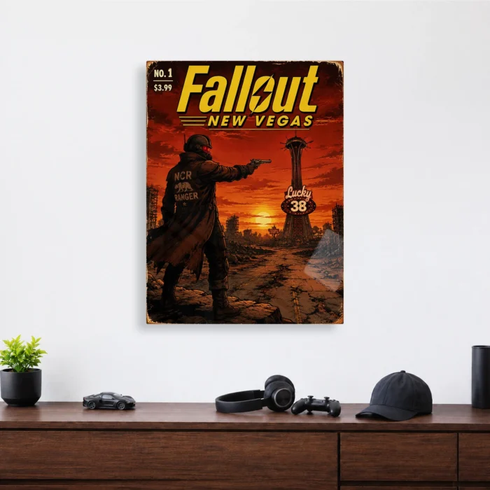 Wasteland New Vegas Metal Poster Wall Decor - B - Image 3