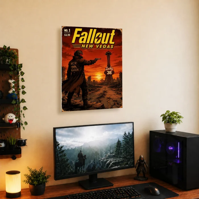 Wasteland New Vegas Metal Poster Wall Decor - B - Image 4