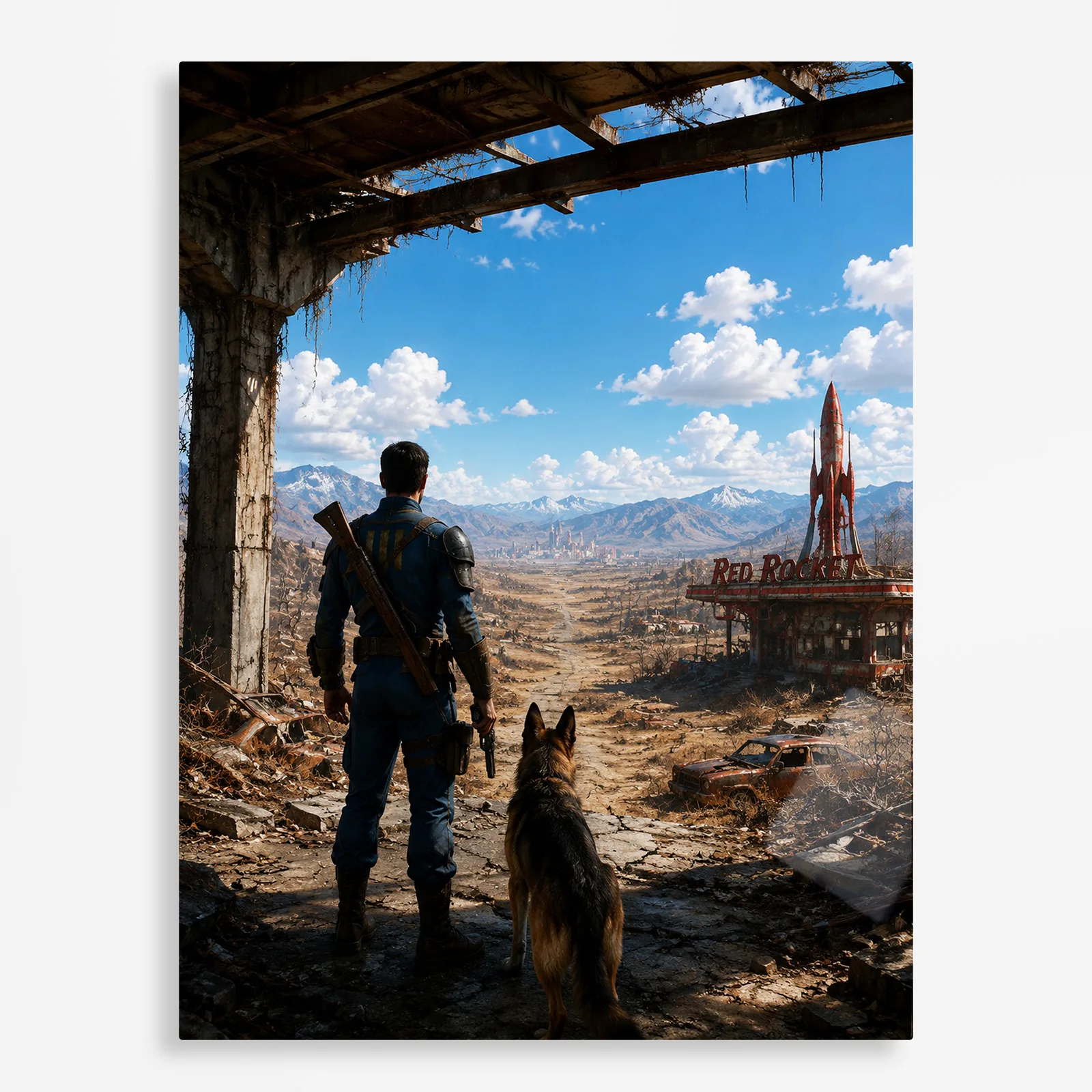 video game metal poster (91) s1 Wasteland 4 Metal Poster Wall Decor - A - Image 1