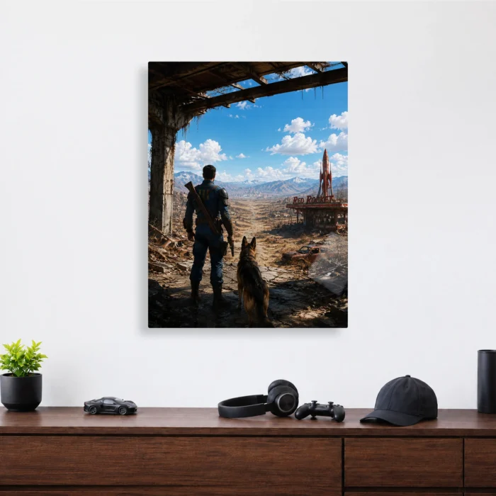 Wasteland 4 Metal Poster Wall Decor - A - Image 3