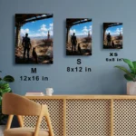 Wasteland 4 Metal Poster Wall Decor - A - Image 6