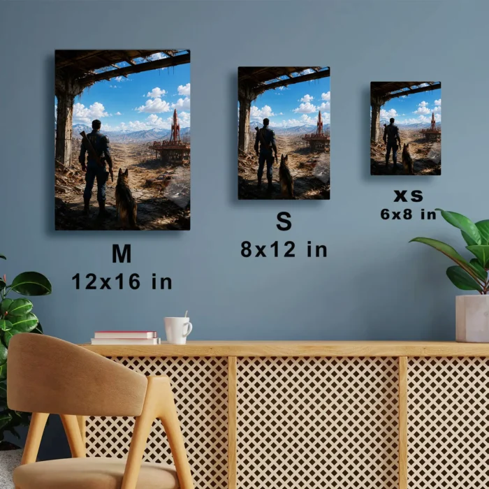 Wasteland 4 Metal Poster Wall Decor - A - Image 6