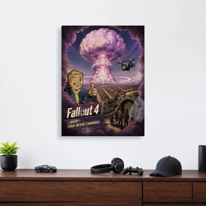 Wasteland 4 Metal Poster Wall Decor - B - Image 3
