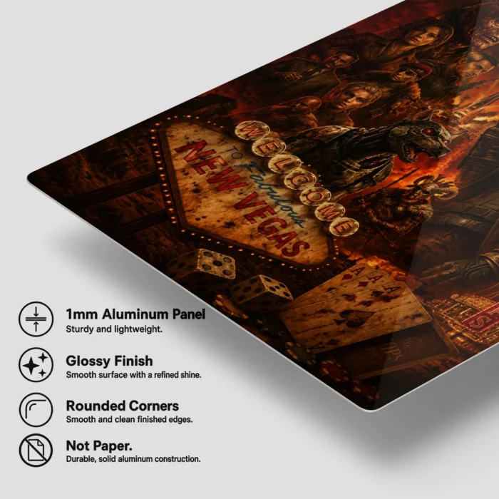 Wasteland 4 Metal Poster Wall Decor - C - Image 5
