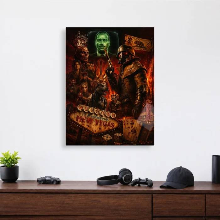 Wasteland 4 Metal Poster Wall Decor - C - Image 3