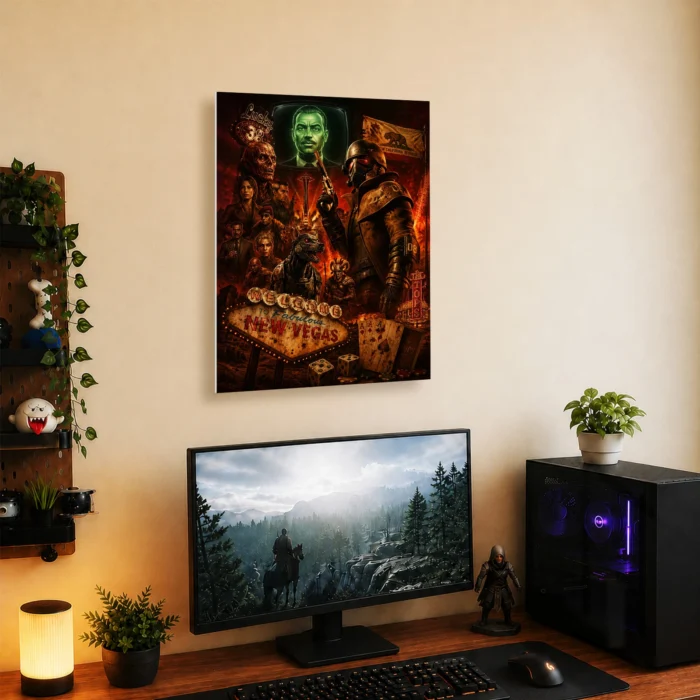 Wasteland 4 Metal Poster Wall Decor - C - Image 4