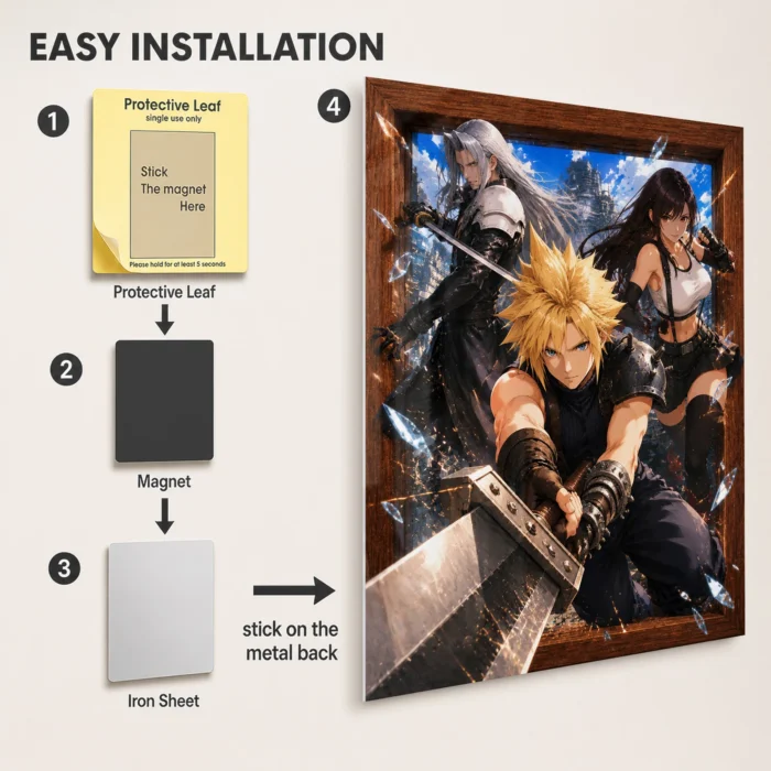 Wasteland New Vegas Metal Poster Wall Decor - C - Image 2