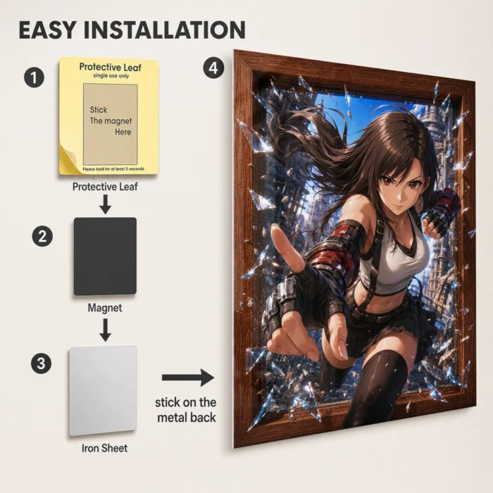FFVII Metal Poster Wall Decor - Image 2